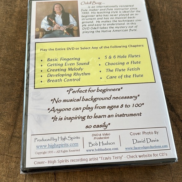 NEW How To Play Native American Flute With O'Dell Borg (DVD) - Picture 2 of 3